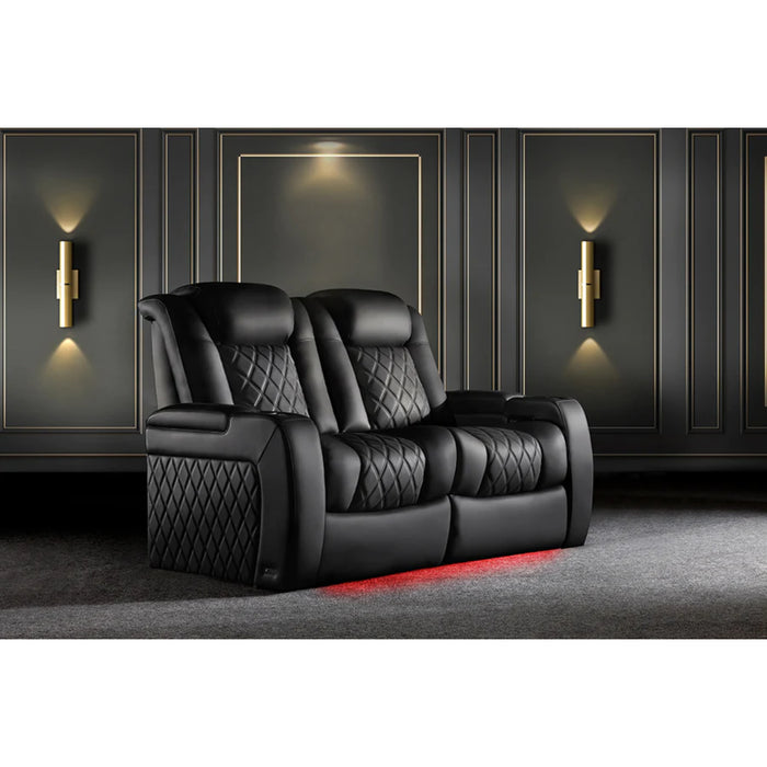 Valencia Theater Seating Tuscany XL Ultimate Edition Black Home Theater Seating