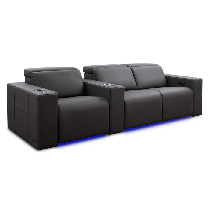 Valencia Theater Seating Barcelona Grand Ultimate Edition Graphite w/ XL Option Home Theater Seating