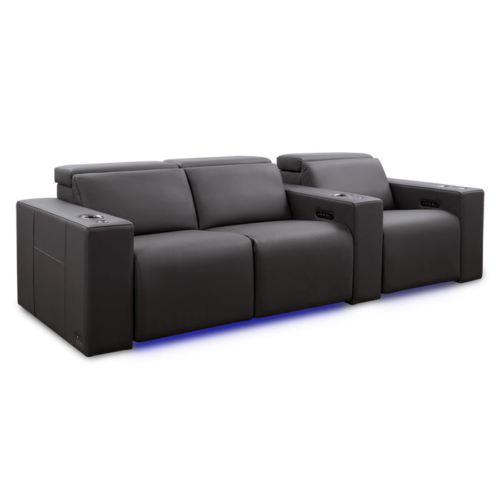 Valencia Theater Seating Barcelona Grand Ultimate Edition Graphite w/ XL Option Home Theater Seating