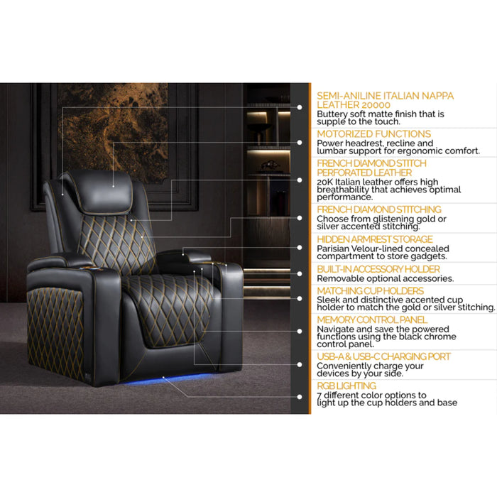 Valencia Theater Seating Oslo Ultimate Edition Home Theater Seating