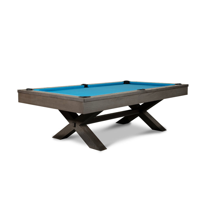 Isabella Furniture Manhattan Slate Pool Table w/ Premium Billiards Accessories