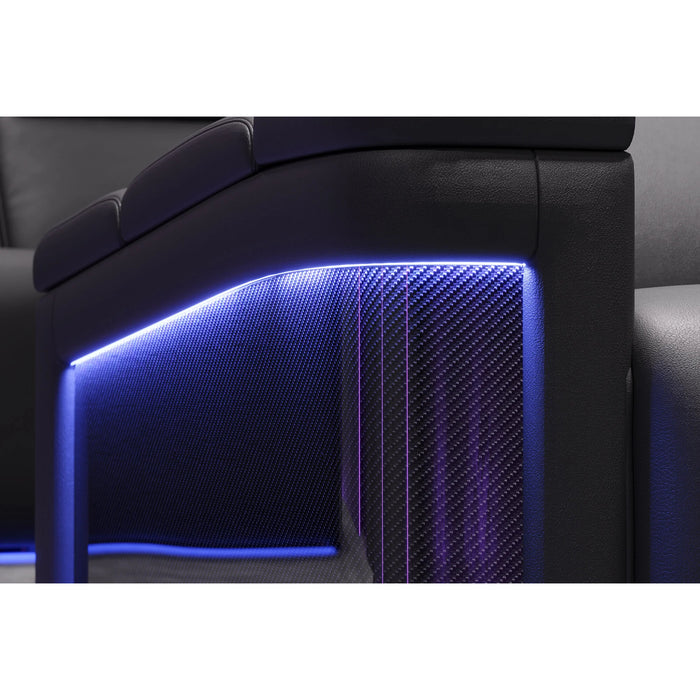 Valencia Monza Carbon Fiber Home Theater Seating