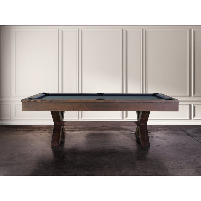 Isabella Furniture Manhattan Slate Pool Table w/ Premium Billiards Accessories