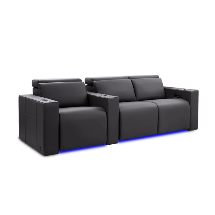 Valencia Theater Seating Barcelona Ultimate Luxury Edition Graphite w/ XL Option Home Theater Seating